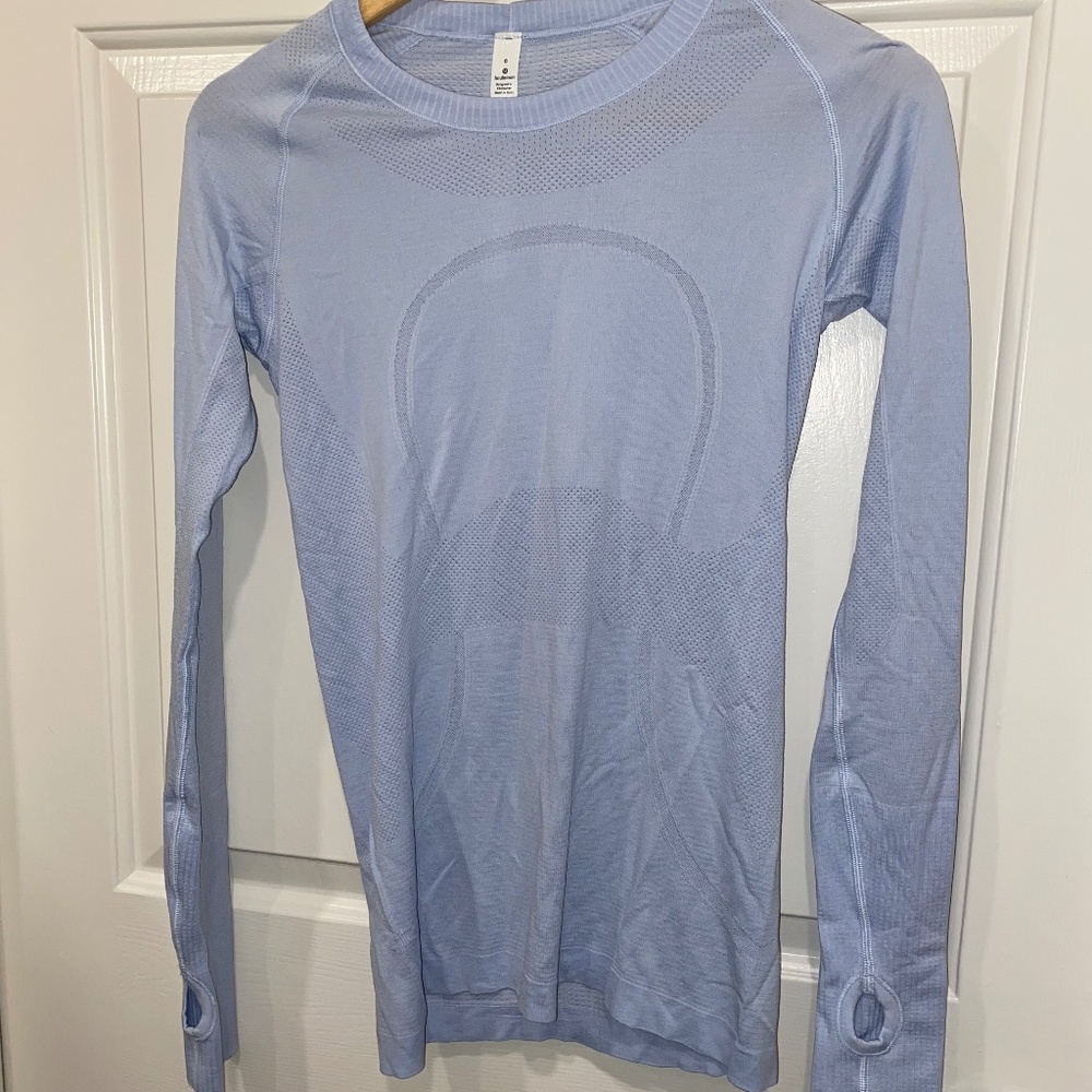 Lululemon Swiftly Tech LS 6 Daydream Blue